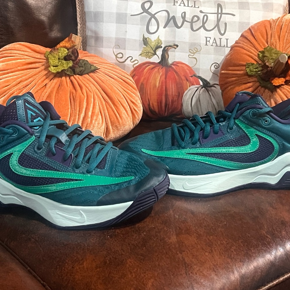 Nike Teal and Navy Athletic Shoes
